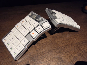 キーボード：深まる迷い：分割と無線