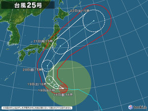 台風ネタ:2026年25号:かするか 台風ネタ:2026年25号:かするか